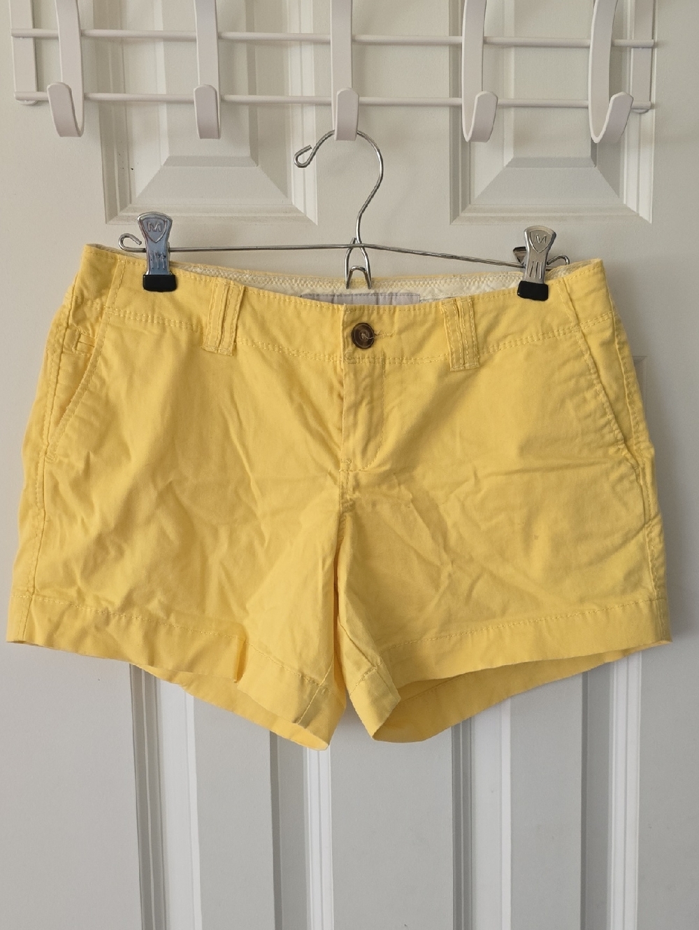 Old Navy Yellow Women's Chino Shorts- Size 2
